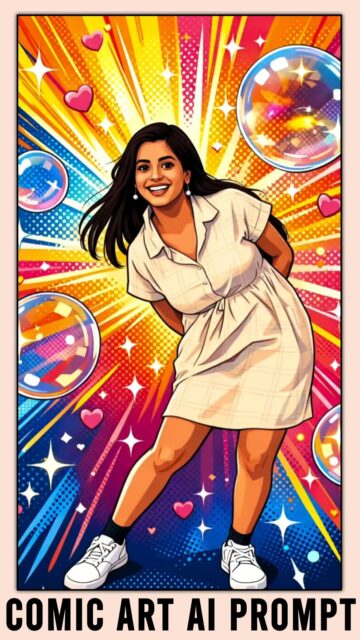 Comic Art Ai Photo Editing Prompt