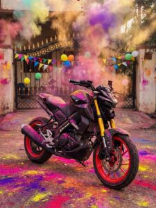 Bike Holi Ai Photo Editing Prompt