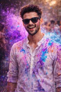 TOP- 10 Holi Photo Editing Ai Prompts