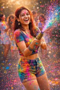Best Holi photo editing prompts