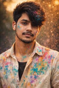 Holi photo editing AI prompts