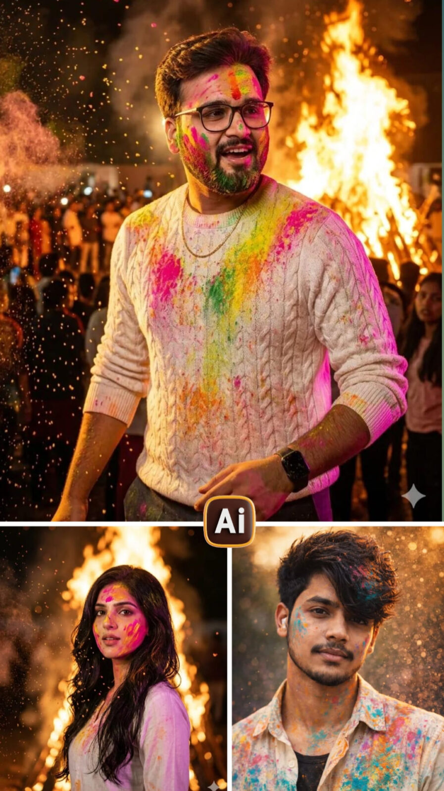 Holi Ai Photo Editing