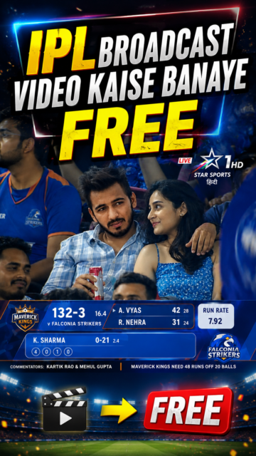 IPL Broadcast Ai Video Editing Prompt