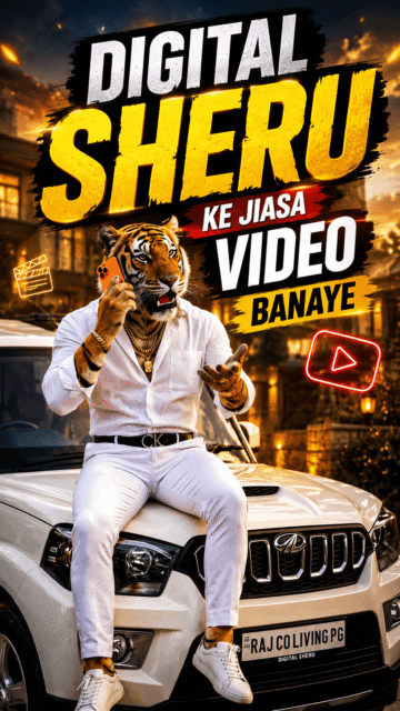 Digital Sheru Ke Jaisa Video Kaise Banaye
