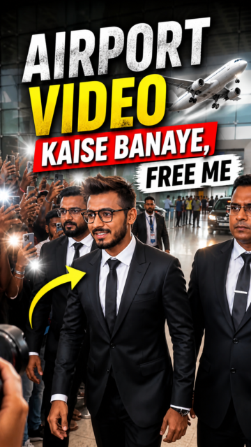 Airport Celebrity Ai Video Editing