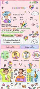 Instagram & Facebook Profile Drawing Photo Editing