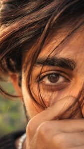 Girl Eye Close Up Photo Prompt