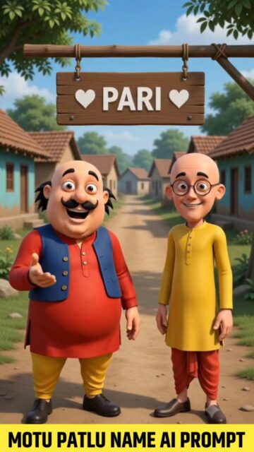 Motu Patlu Name Ai Video Prompt