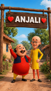 Motu Patlu Name AI Video Prompt