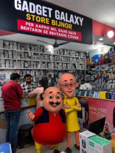 Motu Patlu Shop Promotion AI Video Prompts