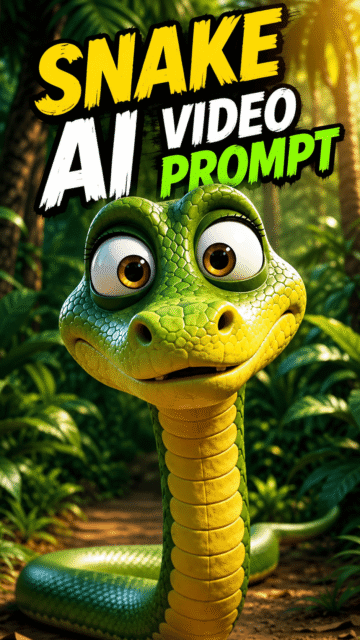 Snake AI Video Prompt
