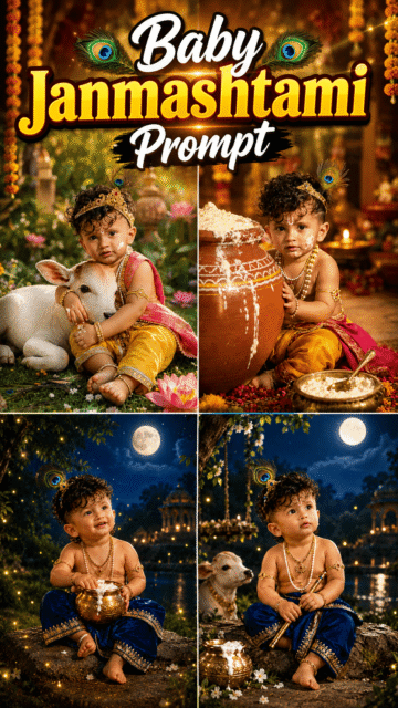 Baby Janmashtami Ai Prompt