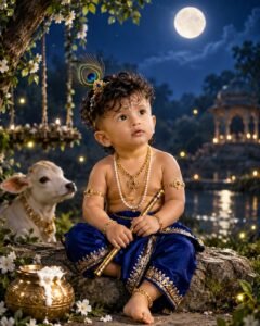 Janmashtami AI Photo Editing