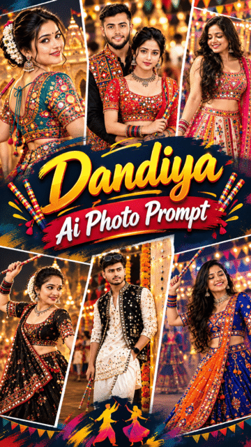 Dandiya Ai Photo Editing Prompt